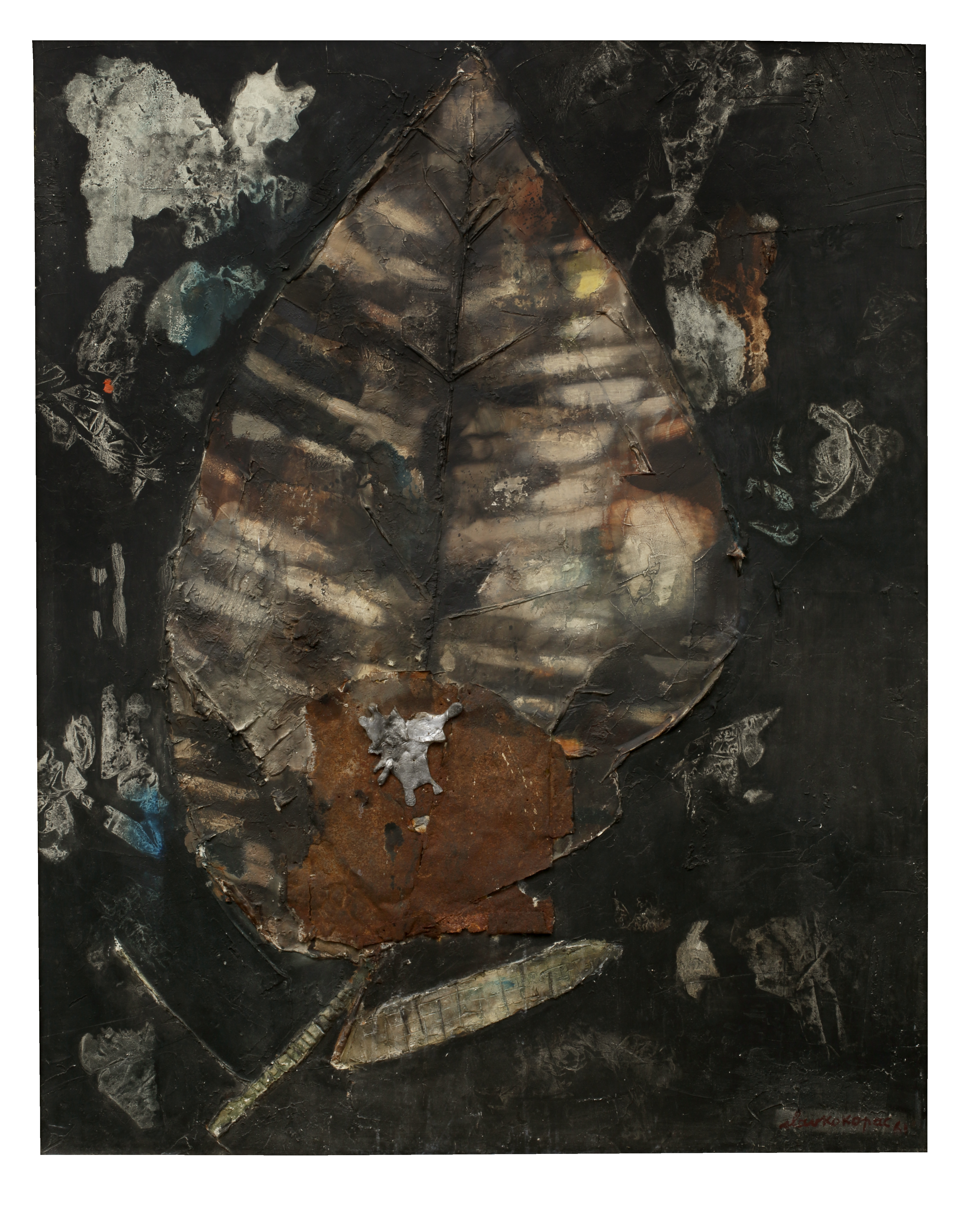 Rusted leaf